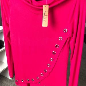 Belldini NWT Funky Hot Pink Top